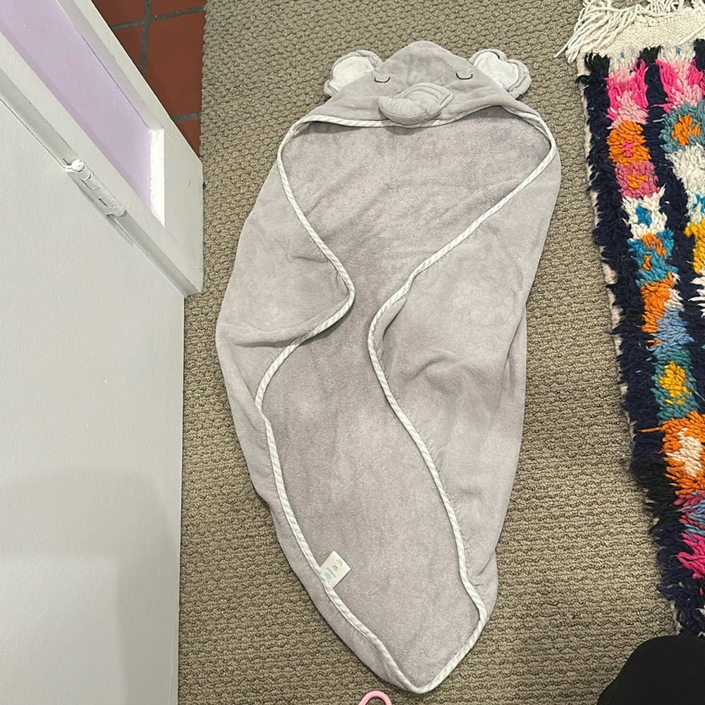 Elephant Infant Bath Towel